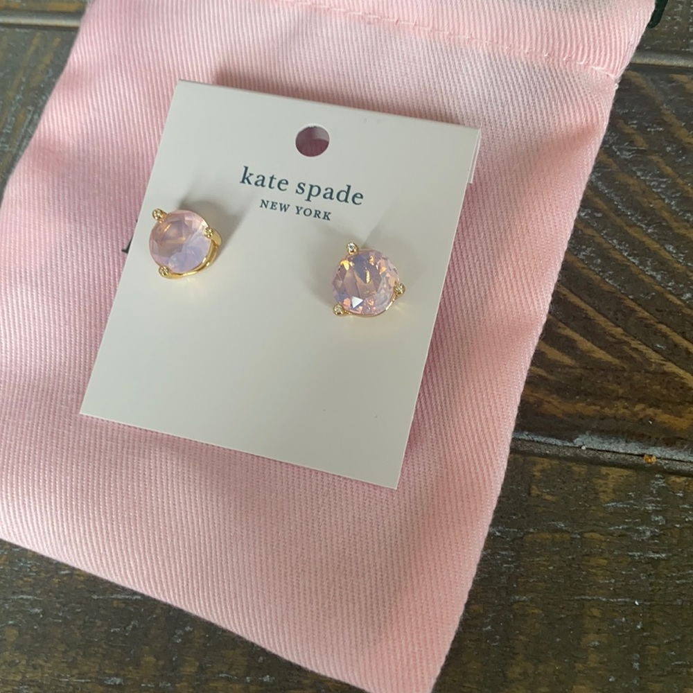 NWT Kate Spade pink earrings